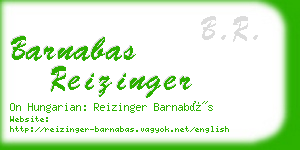 barnabas reizinger business card